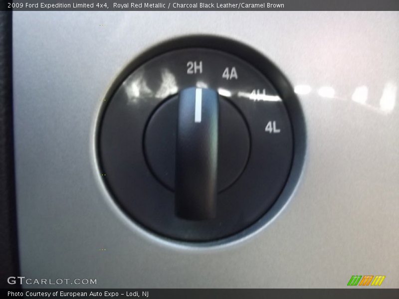 Royal Red Metallic / Charcoal Black Leather/Caramel Brown 2009 Ford Expedition Limited 4x4