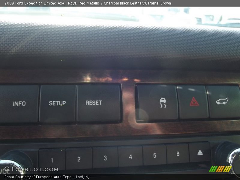 Royal Red Metallic / Charcoal Black Leather/Caramel Brown 2009 Ford Expedition Limited 4x4