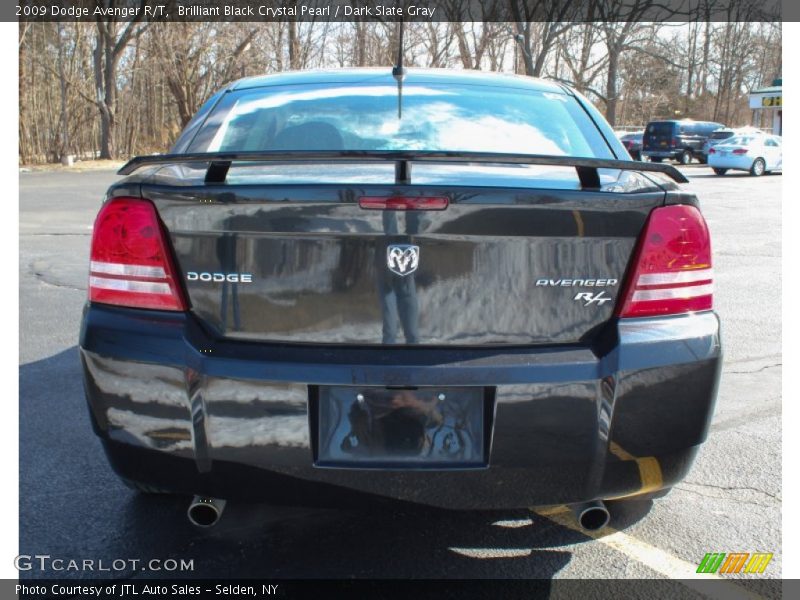 Brilliant Black Crystal Pearl / Dark Slate Gray 2009 Dodge Avenger R/T