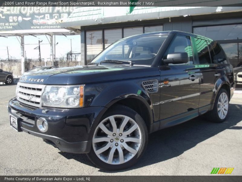 Buckingham Blue Metallic / Ivory 2006 Land Rover Range Rover Sport Supercharged