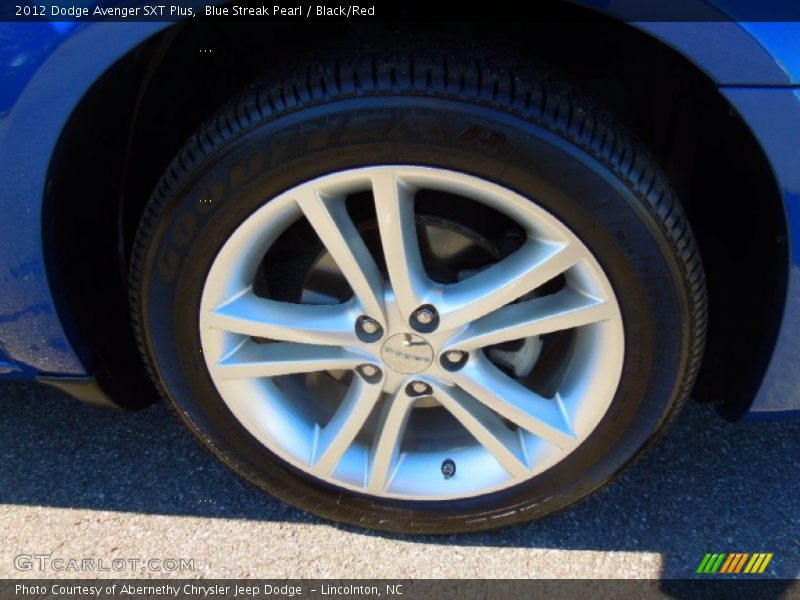 Blue Streak Pearl / Black/Red 2012 Dodge Avenger SXT Plus