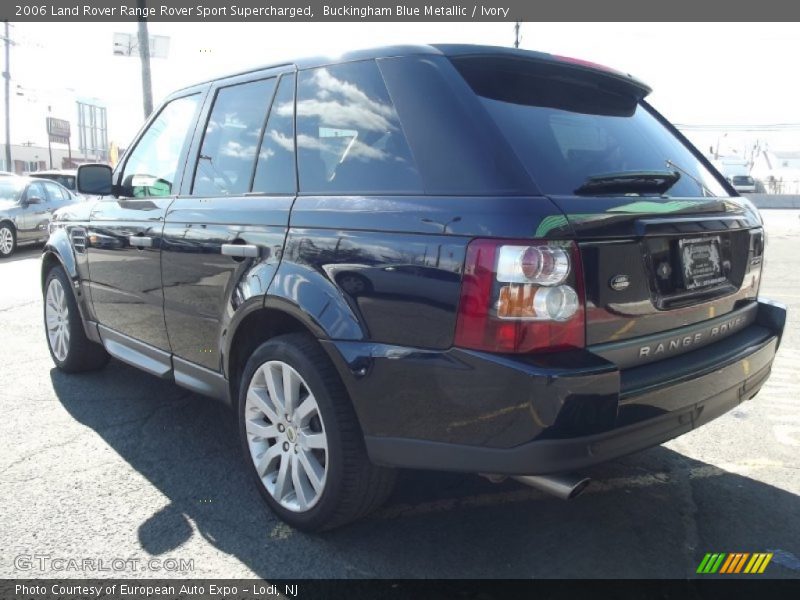Buckingham Blue Metallic / Ivory 2006 Land Rover Range Rover Sport Supercharged