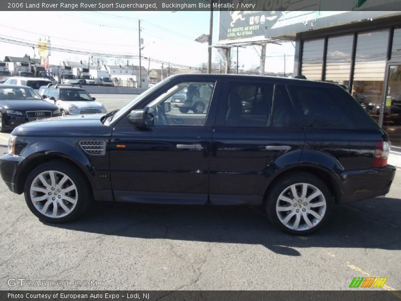 Buckingham Blue Metallic / Ivory 2006 Land Rover Range Rover Sport Supercharged