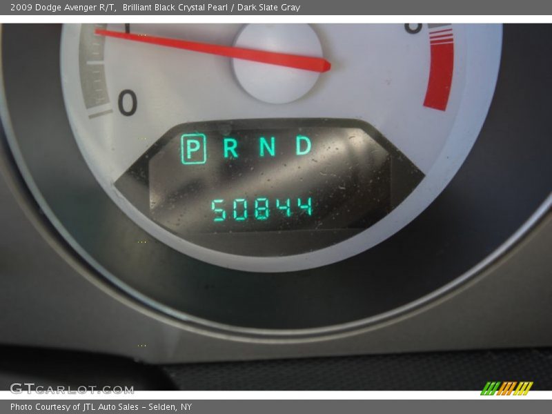 Brilliant Black Crystal Pearl / Dark Slate Gray 2009 Dodge Avenger R/T