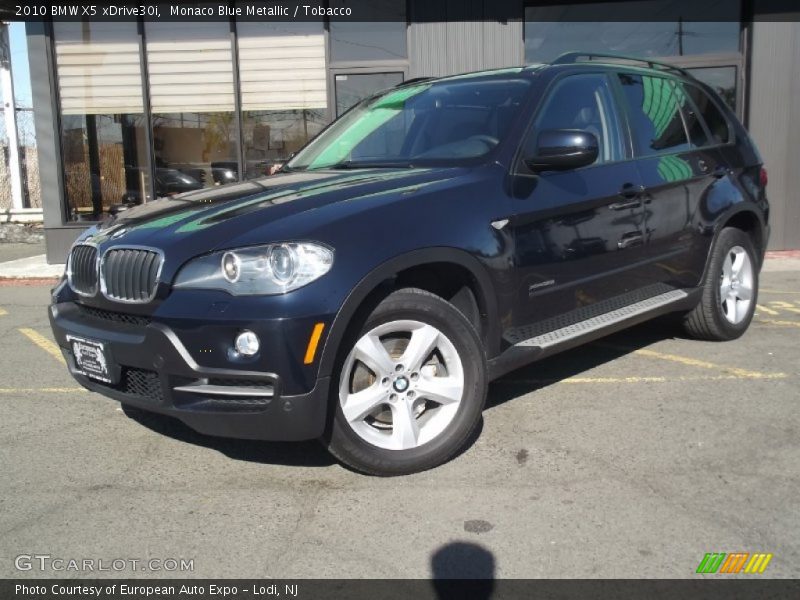 Monaco Blue Metallic / Tobacco 2010 BMW X5 xDrive30i