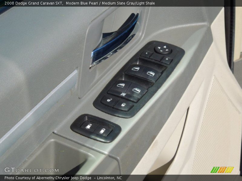 Modern Blue Pearl / Medium Slate Gray/Light Shale 2008 Dodge Grand Caravan SXT