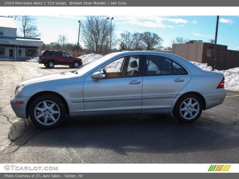 Brilliant Silver Metallic / Ash Grey 2004 Mercedes-Benz C 320 Sedan