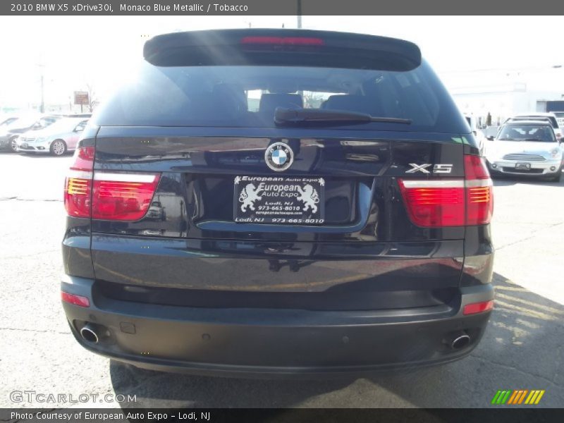 Monaco Blue Metallic / Tobacco 2010 BMW X5 xDrive30i