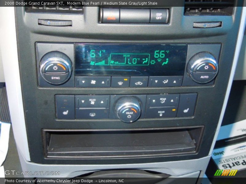 Modern Blue Pearl / Medium Slate Gray/Light Shale 2008 Dodge Grand Caravan SXT
