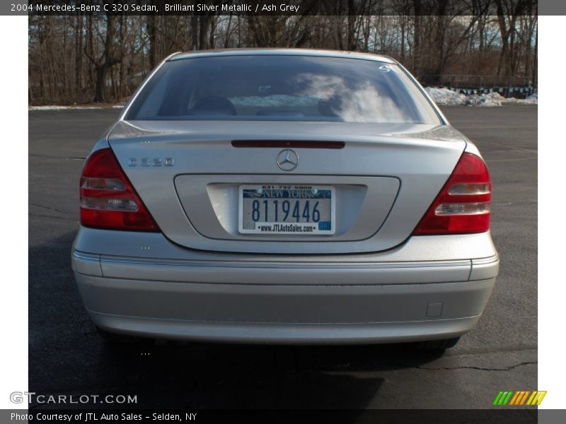 Brilliant Silver Metallic / Ash Grey 2004 Mercedes-Benz C 320 Sedan
