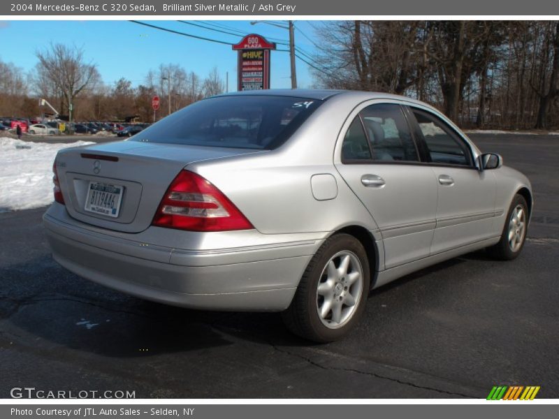 Brilliant Silver Metallic / Ash Grey 2004 Mercedes-Benz C 320 Sedan