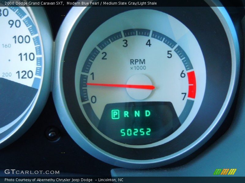 Modern Blue Pearl / Medium Slate Gray/Light Shale 2008 Dodge Grand Caravan SXT