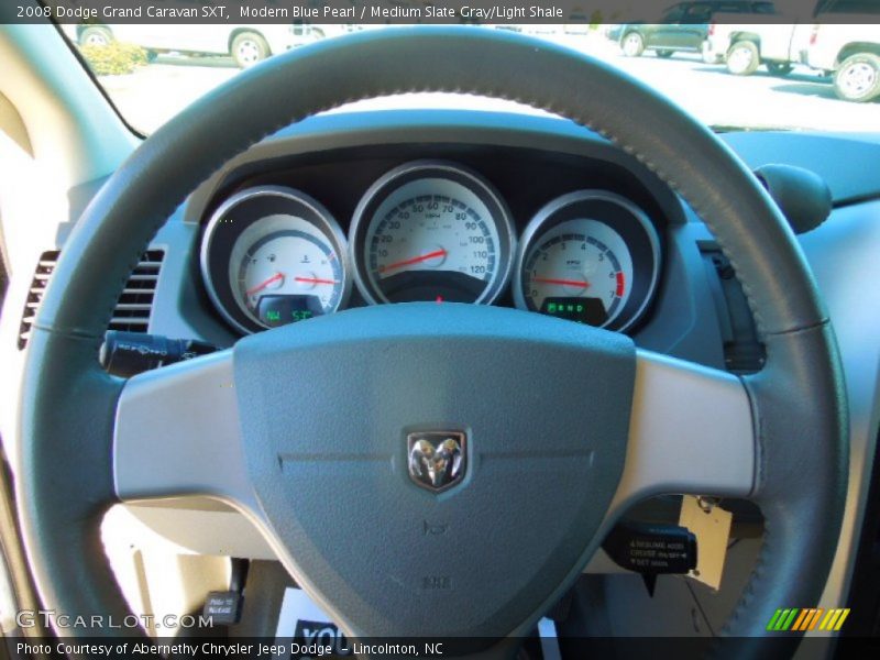 Modern Blue Pearl / Medium Slate Gray/Light Shale 2008 Dodge Grand Caravan SXT