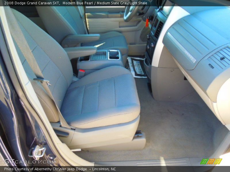 Modern Blue Pearl / Medium Slate Gray/Light Shale 2008 Dodge Grand Caravan SXT