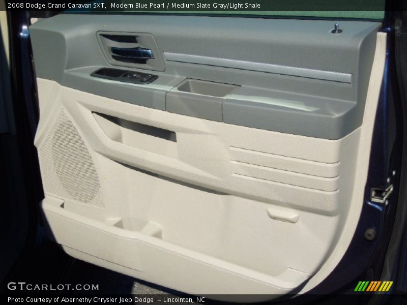 Modern Blue Pearl / Medium Slate Gray/Light Shale 2008 Dodge Grand Caravan SXT