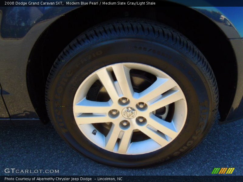 Modern Blue Pearl / Medium Slate Gray/Light Shale 2008 Dodge Grand Caravan SXT