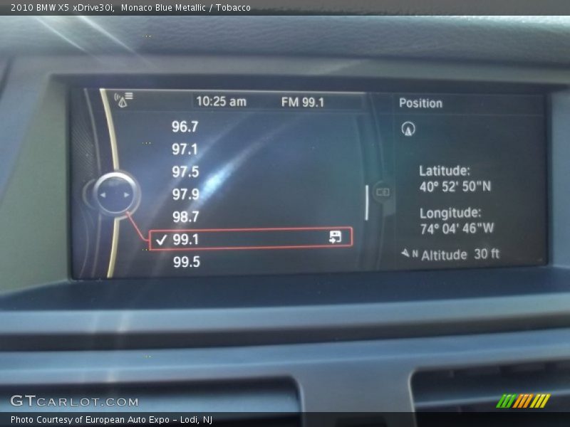 Monaco Blue Metallic / Tobacco 2010 BMW X5 xDrive30i