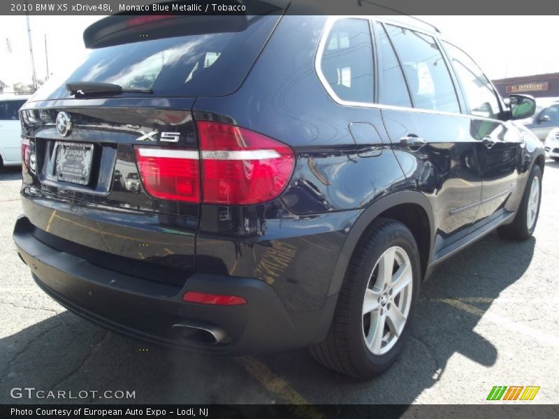 Monaco Blue Metallic / Tobacco 2010 BMW X5 xDrive48i