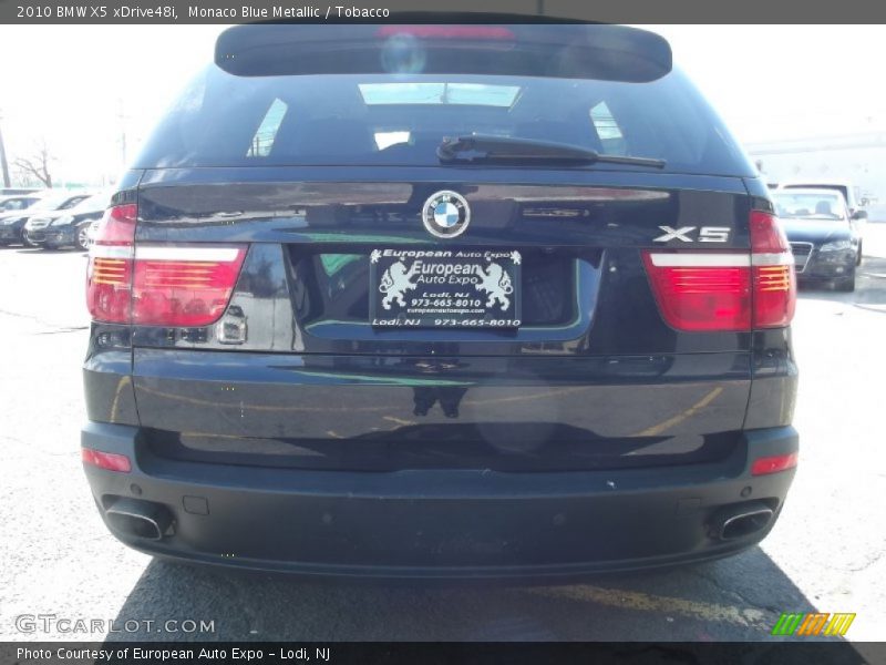 Monaco Blue Metallic / Tobacco 2010 BMW X5 xDrive48i