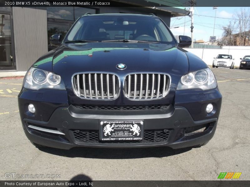 Monaco Blue Metallic / Tobacco 2010 BMW X5 xDrive48i