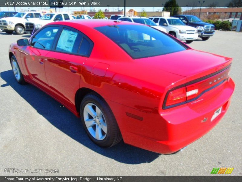 Redline 3 Coat Pearl / Black 2013 Dodge Charger SE