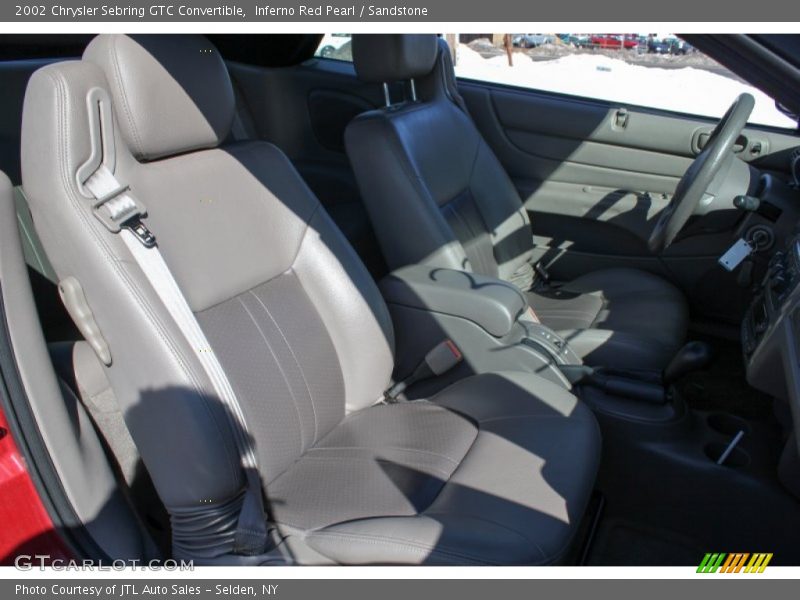 Inferno Red Pearl / Sandstone 2002 Chrysler Sebring GTC Convertible