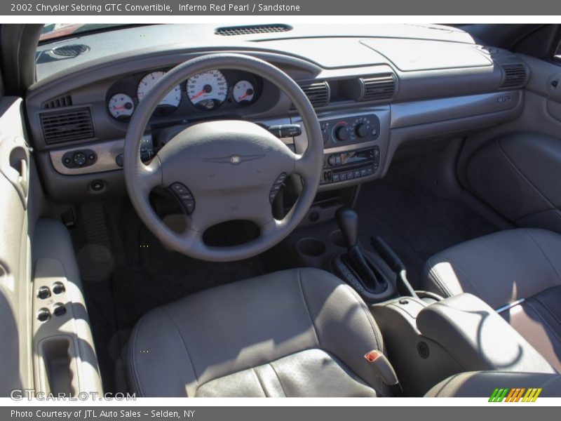 Sandstone Interior - 2002 Sebring GTC Convertible 