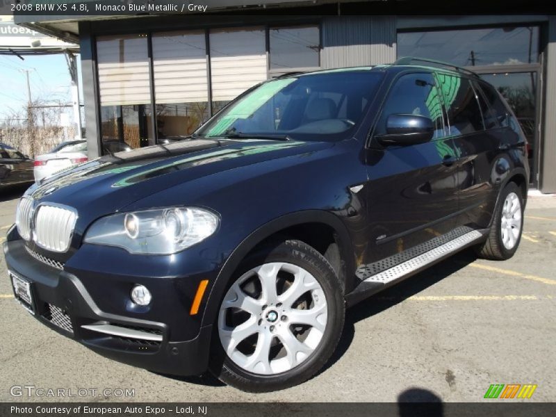 Monaco Blue Metallic / Grey 2008 BMW X5 4.8i