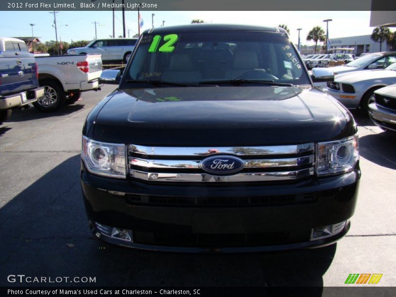 Black / Medium Light Stone 2012 Ford Flex Limited