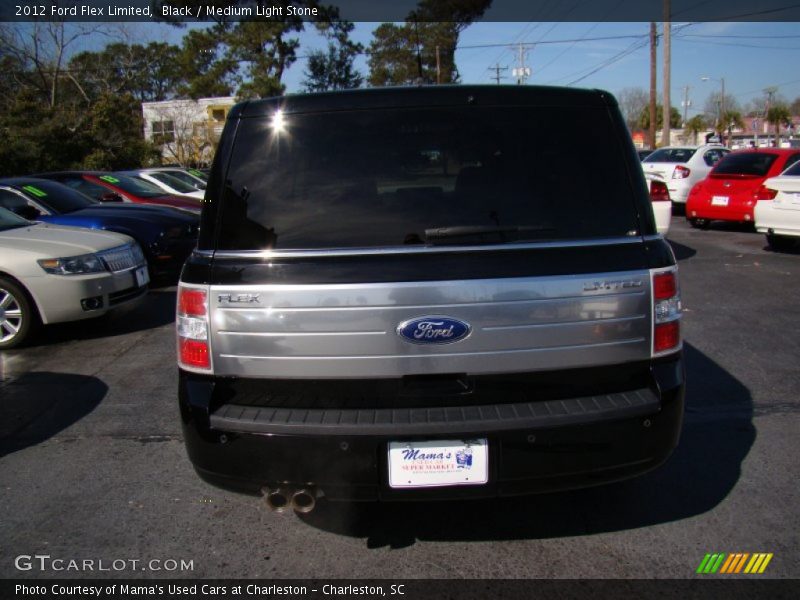 Black / Medium Light Stone 2012 Ford Flex Limited