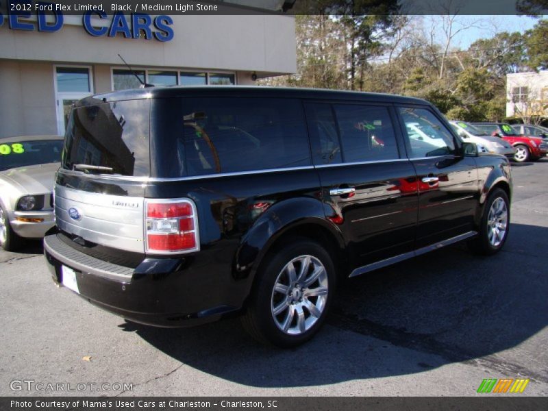 Black / Medium Light Stone 2012 Ford Flex Limited