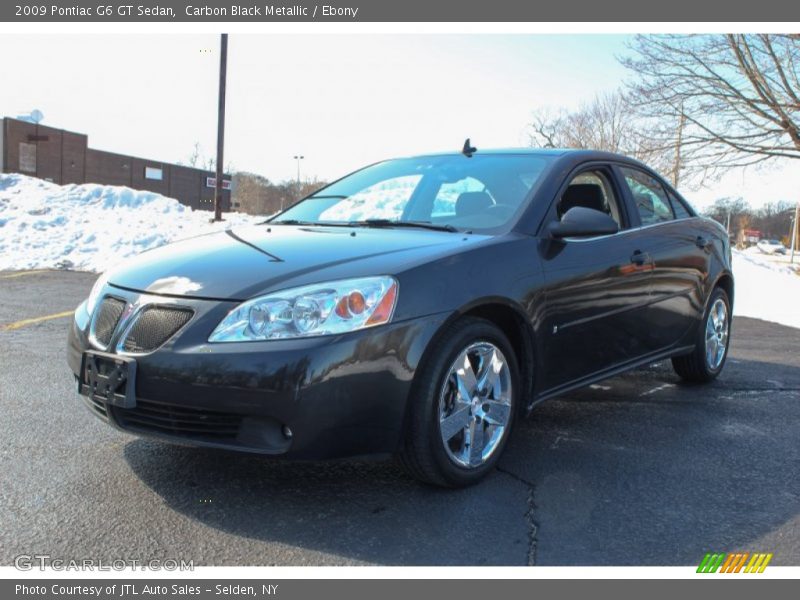 Carbon Black Metallic / Ebony 2009 Pontiac G6 GT Sedan