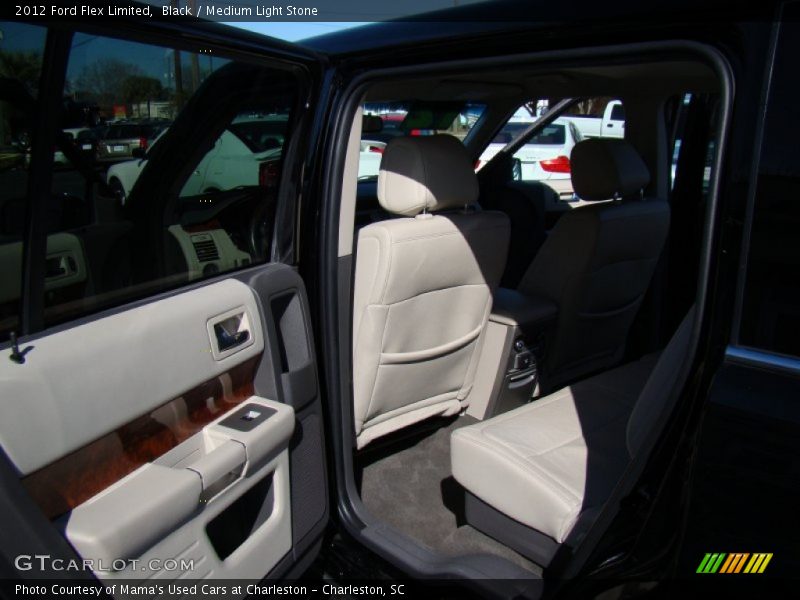 Black / Medium Light Stone 2012 Ford Flex Limited