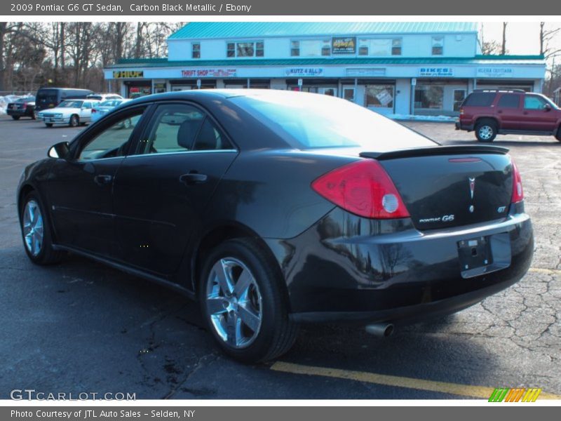 Carbon Black Metallic / Ebony 2009 Pontiac G6 GT Sedan