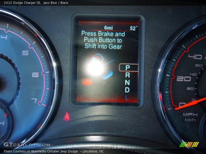 Jazz Blue / Black 2013 Dodge Charger SE