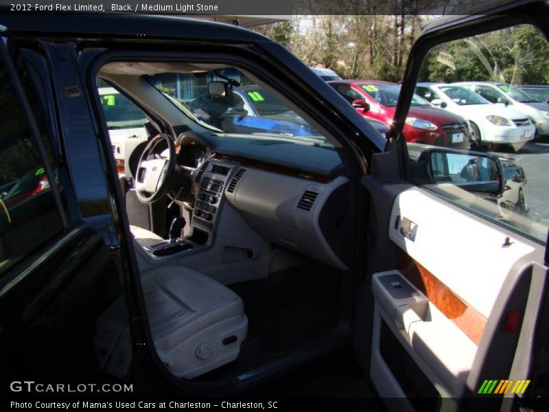Black / Medium Light Stone 2012 Ford Flex Limited