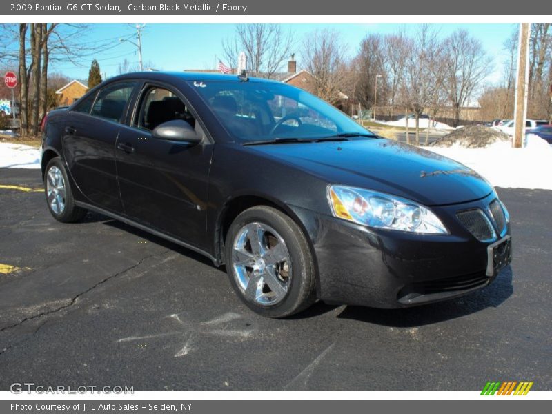 Carbon Black Metallic / Ebony 2009 Pontiac G6 GT Sedan