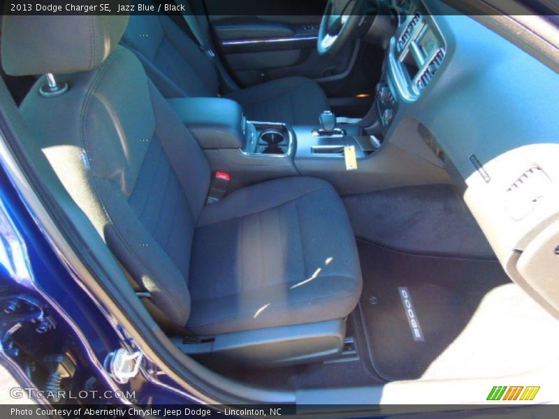 Jazz Blue / Black 2013 Dodge Charger SE