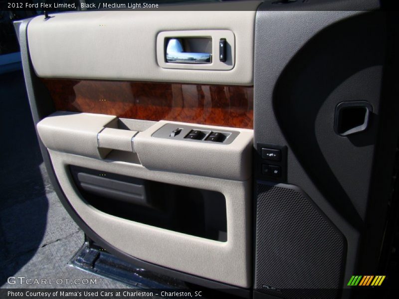 Black / Medium Light Stone 2012 Ford Flex Limited