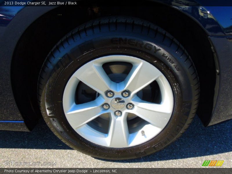 Jazz Blue / Black 2013 Dodge Charger SE