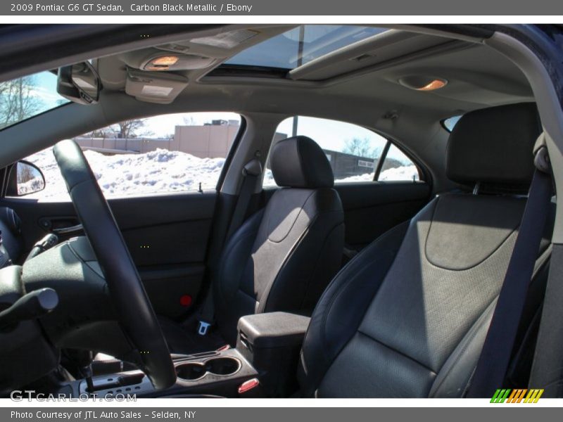 Carbon Black Metallic / Ebony 2009 Pontiac G6 GT Sedan
