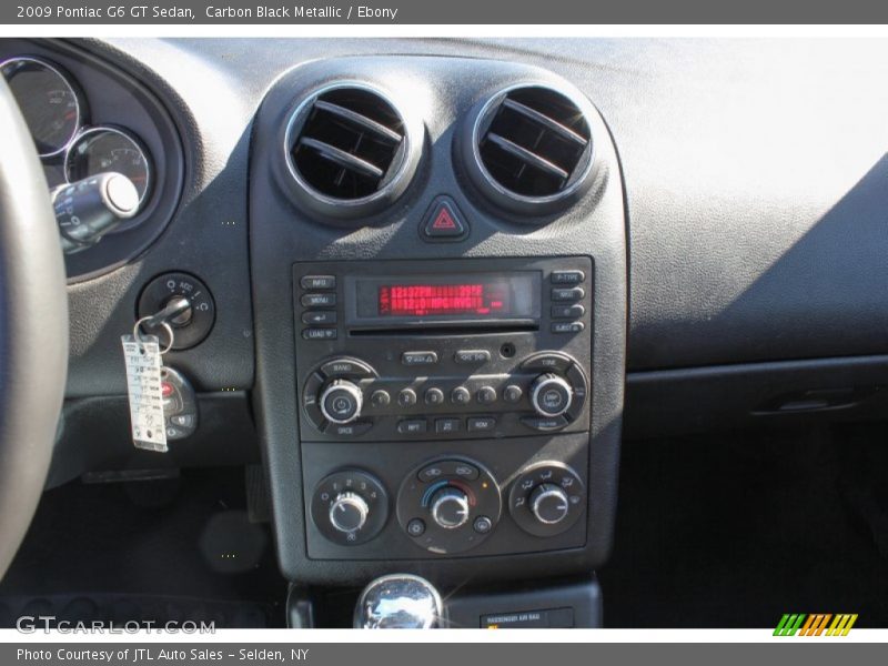 Carbon Black Metallic / Ebony 2009 Pontiac G6 GT Sedan