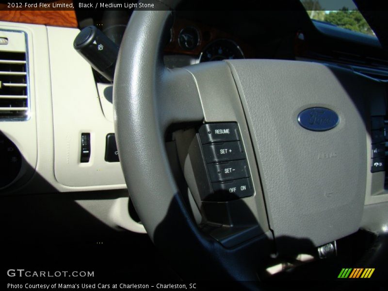 Black / Medium Light Stone 2012 Ford Flex Limited