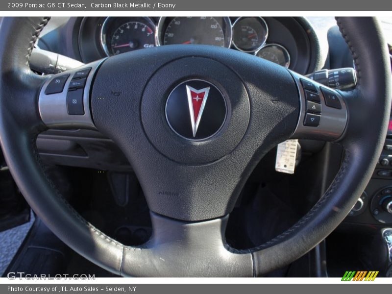 Carbon Black Metallic / Ebony 2009 Pontiac G6 GT Sedan