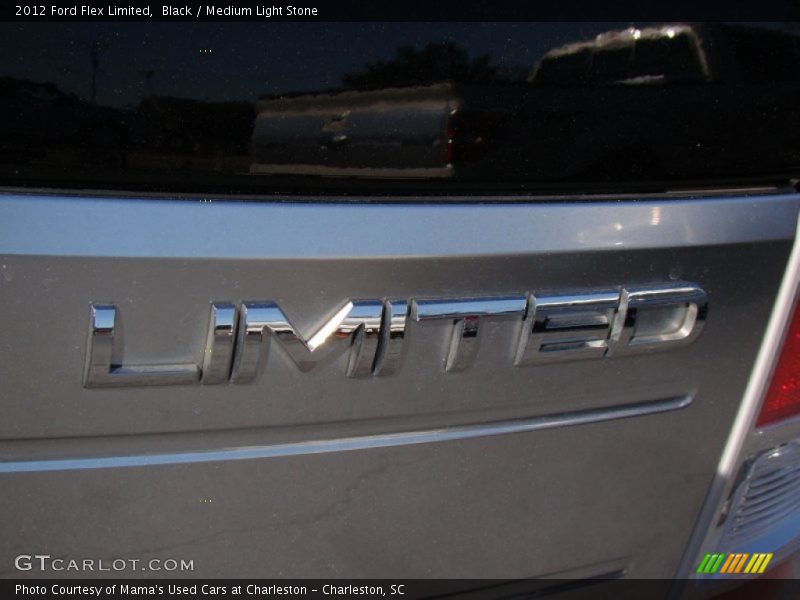 Black / Medium Light Stone 2012 Ford Flex Limited
