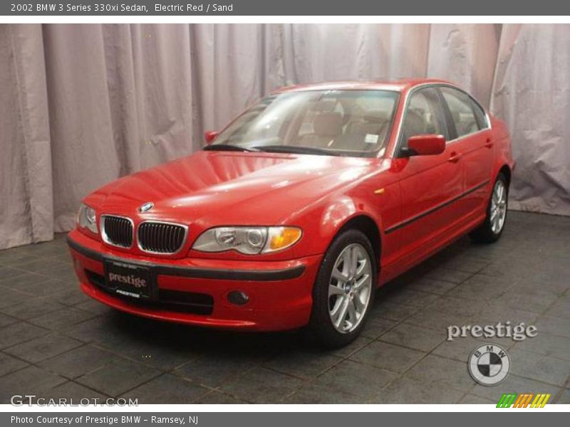 Electric Red / Sand 2002 BMW 3 Series 330xi Sedan