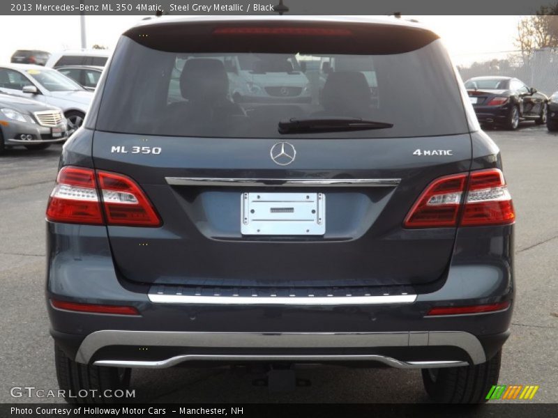 Steel Grey Metallic / Black 2013 Mercedes-Benz ML 350 4Matic