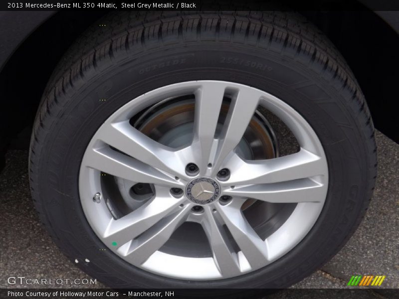 Steel Grey Metallic / Black 2013 Mercedes-Benz ML 350 4Matic