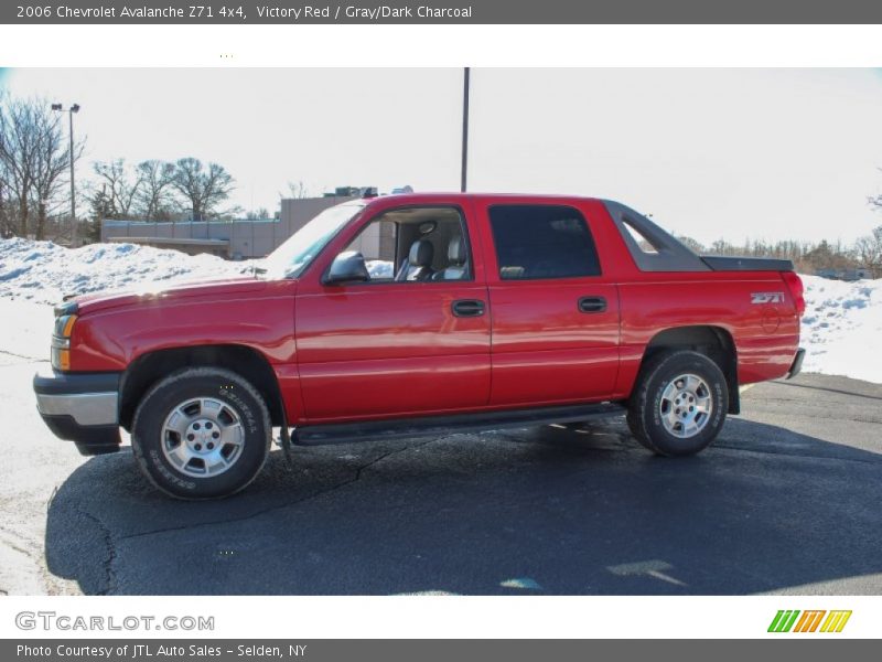 Victory Red / Gray/Dark Charcoal 2006 Chevrolet Avalanche Z71 4x4