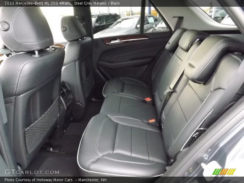 Steel Grey Metallic / Black 2013 Mercedes-Benz ML 350 4Matic
